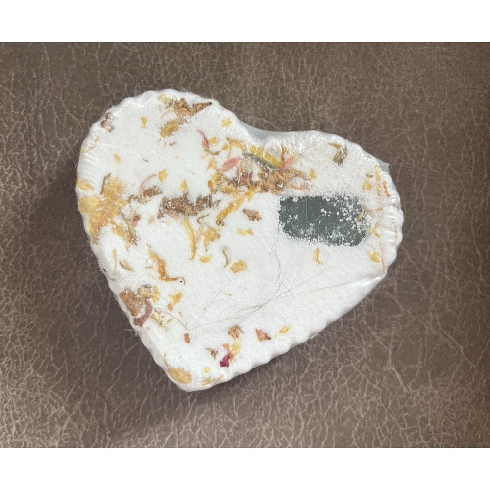 Heart Shaped Bath Bomb Crystal Surprise Handmade Spa Gift Mothers‎ Day Self Care